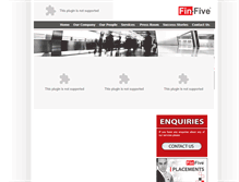 Tablet Screenshot of finfive.com